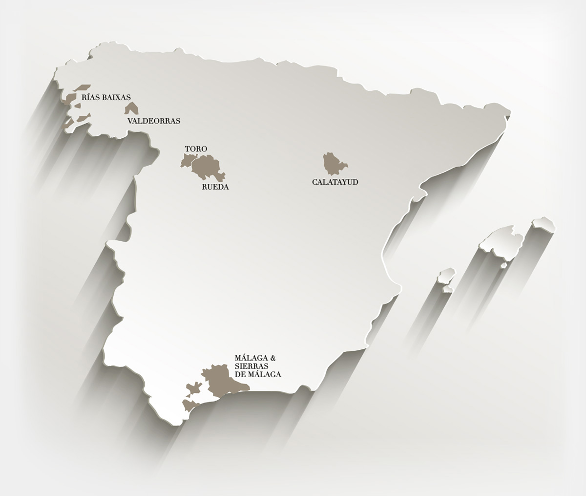 Regionesa Vinícolas de España